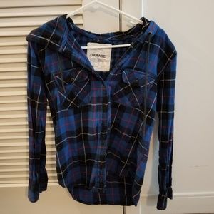 Garage Flannel hoodie